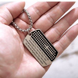 ❤️Soldiers famous Egypt Scripture Necklace, N90201P131